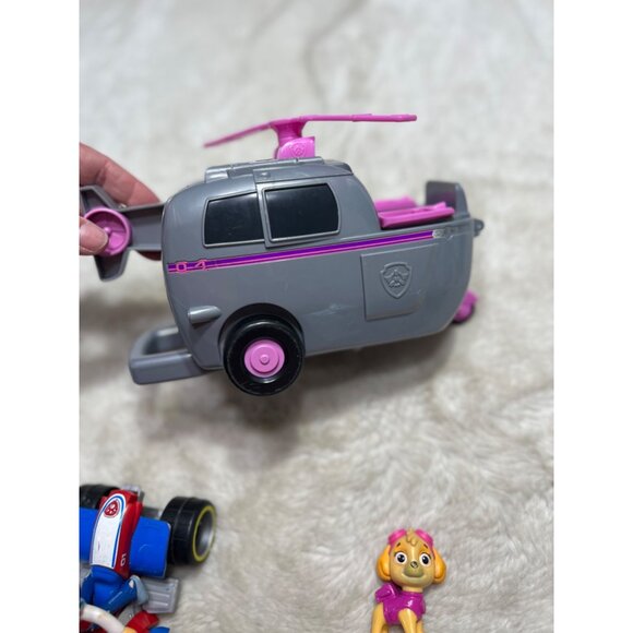 Paw Patrol Skyes Helicopter & Rider Figure Set - Picture 6 of 8